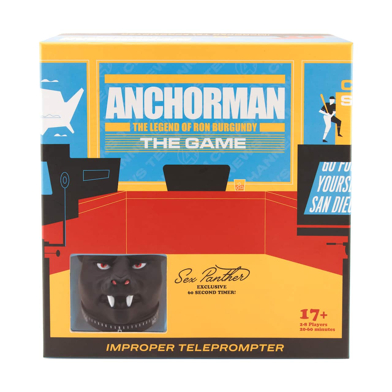 Anchorman: The Legend of Ron Burgundy Improper Teleprompter Game
